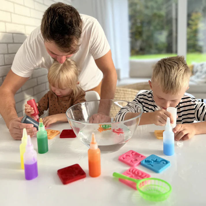 Stebuklingas gelis vandens nykštukams kurti – 4, 8 arba 12 spalvų