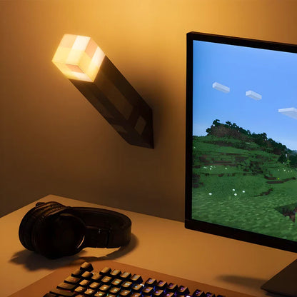 „Minecraft“ lempa – šviesa tiesiai iš žaidimo pasaulio