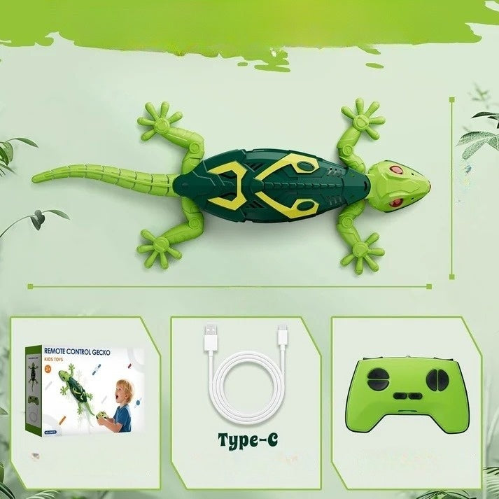 Sienomis lipantis žaislinis gekonas