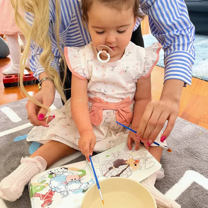 Vandens spalvinimo knygelė – Sek linijas!