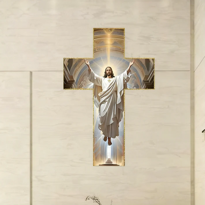 Jėzaus Kristaus sieninis kryžius – stilinga namų puošmena