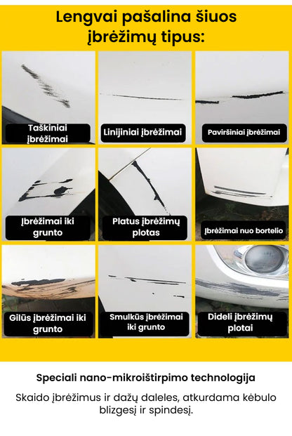 Purškiklis automobilio dažų įbrėžimams taisyti