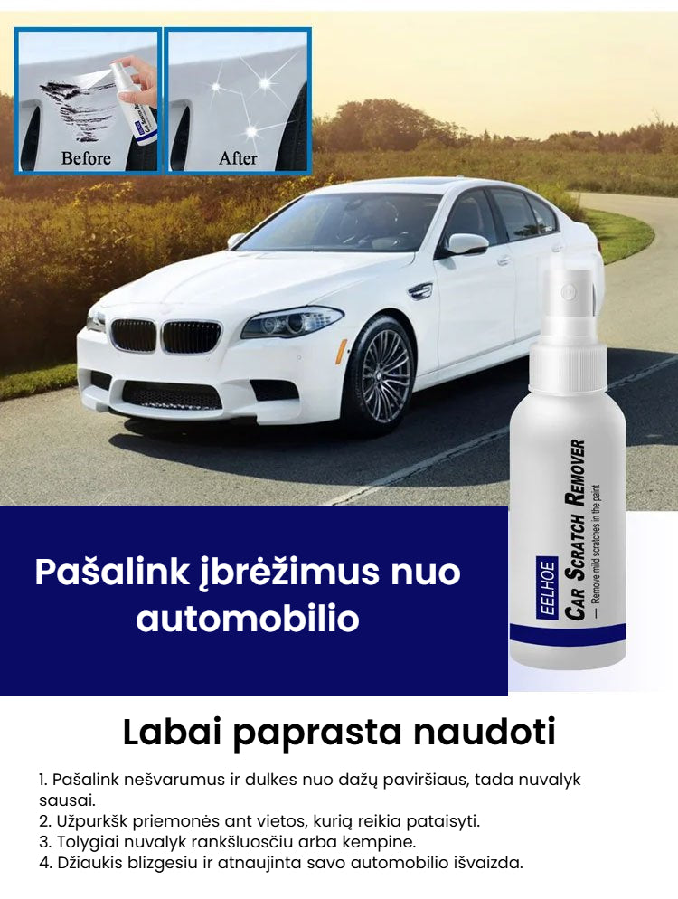 Purškiklis automobilio dažų įbrėžimams taisyti